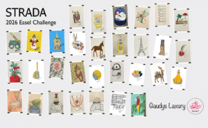 Image of a collage of all 31 drawings in the challenge.